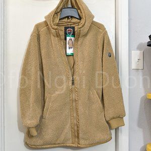 1 Madison women‎ Fuzzy Jacket Tan